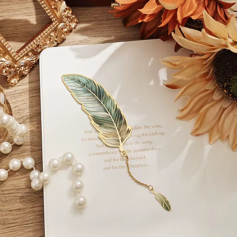 Coming Soon | Feather Metal Bookmark