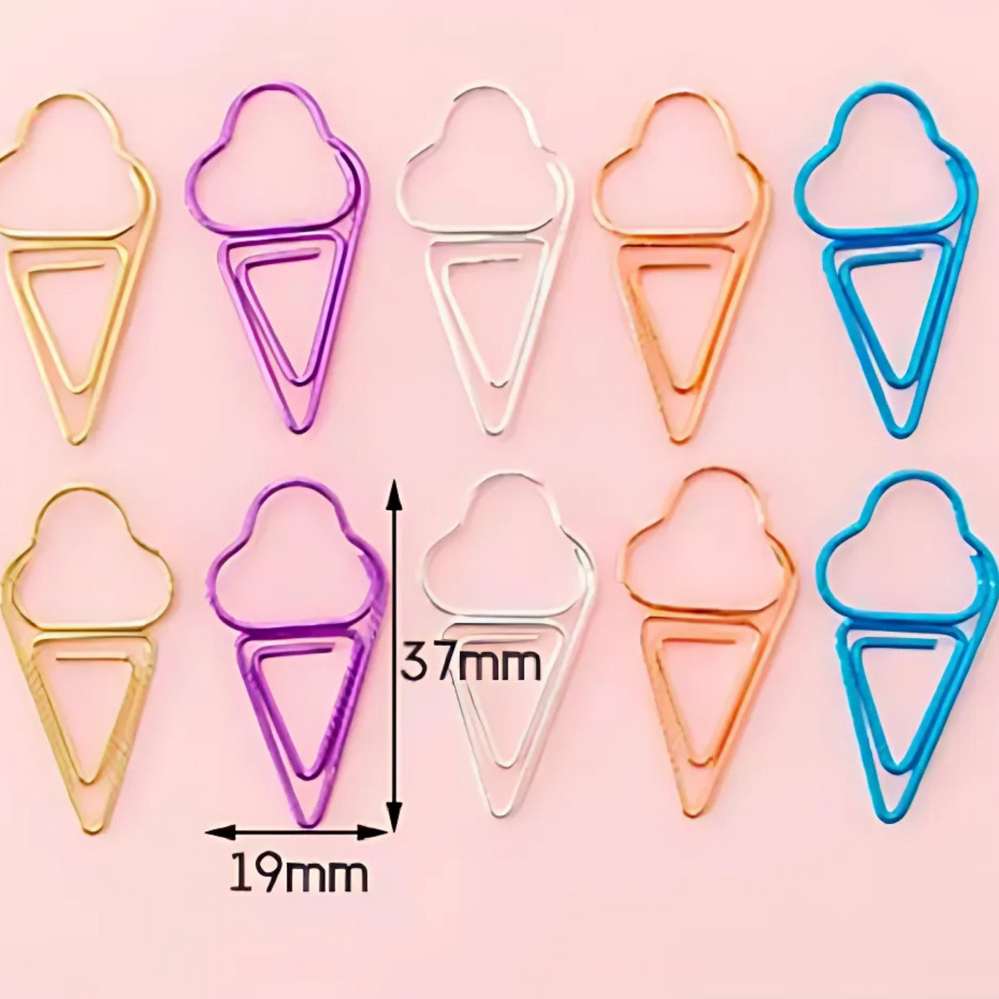 Metal Paper Clip Set
