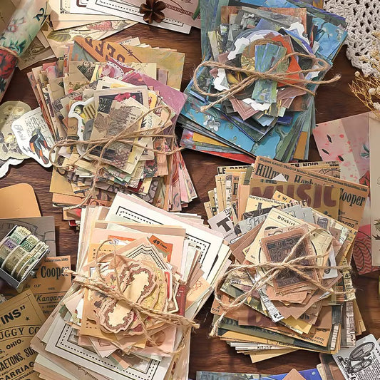 Coming Soon | 100 Pcs Vintage Paper Materials