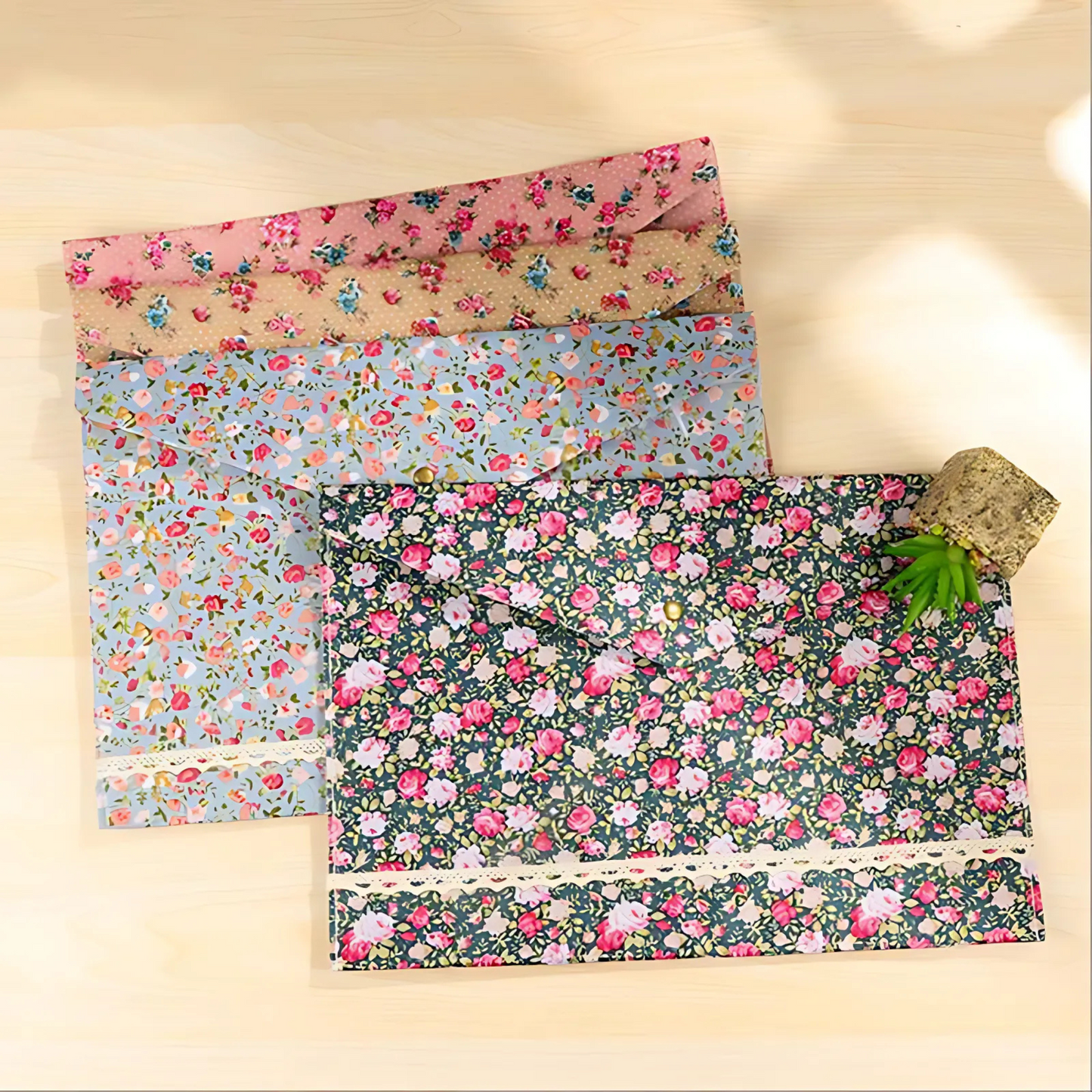 Vintage Flower Folder