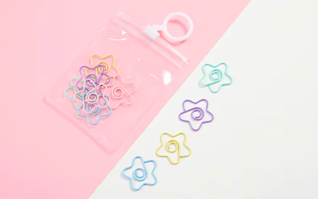 Candy-Coloured Paper Clip Set
