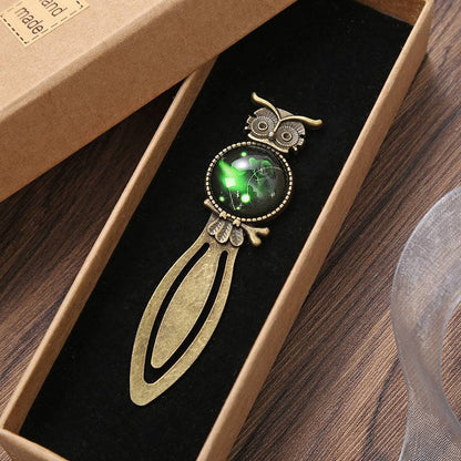 Stationery | Retro Owl Alloy Bookmark