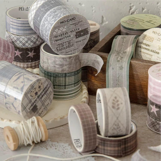 Coming Soon | Pack of 3 Vintage Fabric Print Washi Tapes