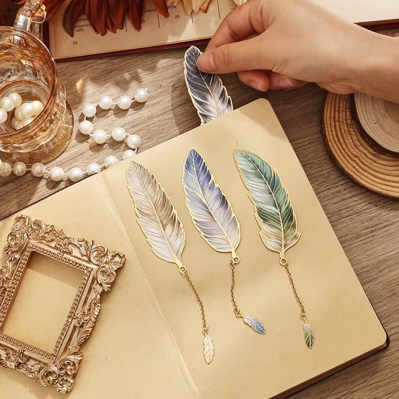 Coming Soon | Feather Metal Bookmark