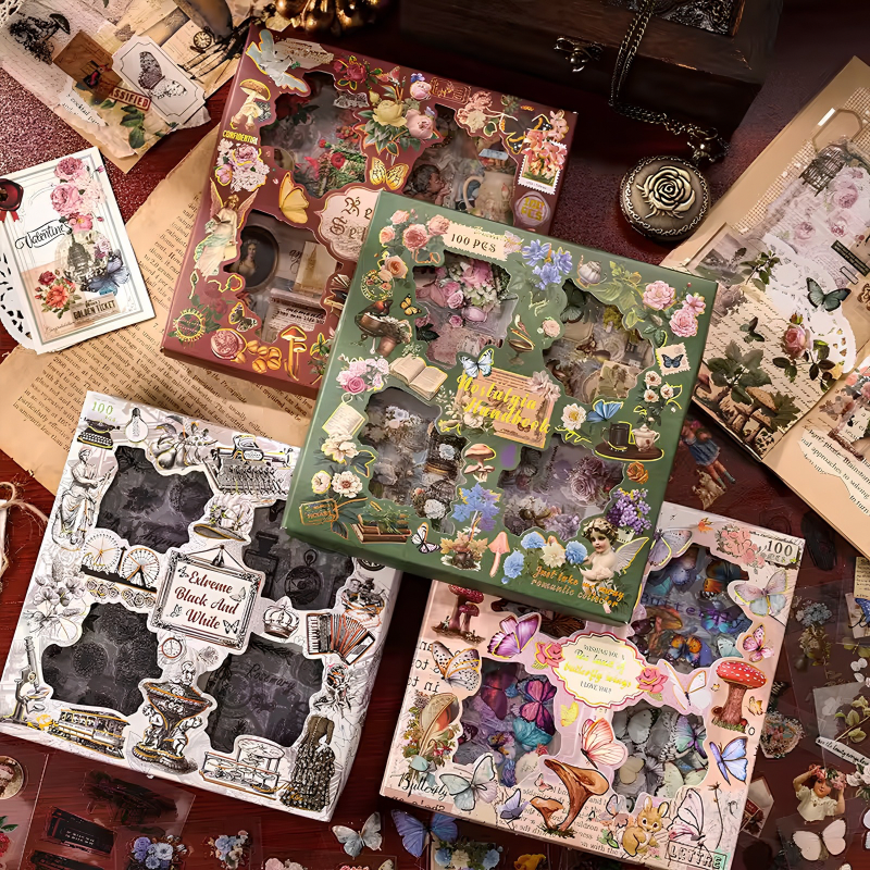 Coming Soon | 100 Sheets of Stickers Scrapbook Set