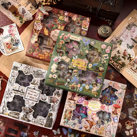 Coming Soon | 100 Sheets of Stickers Scrapbook Set