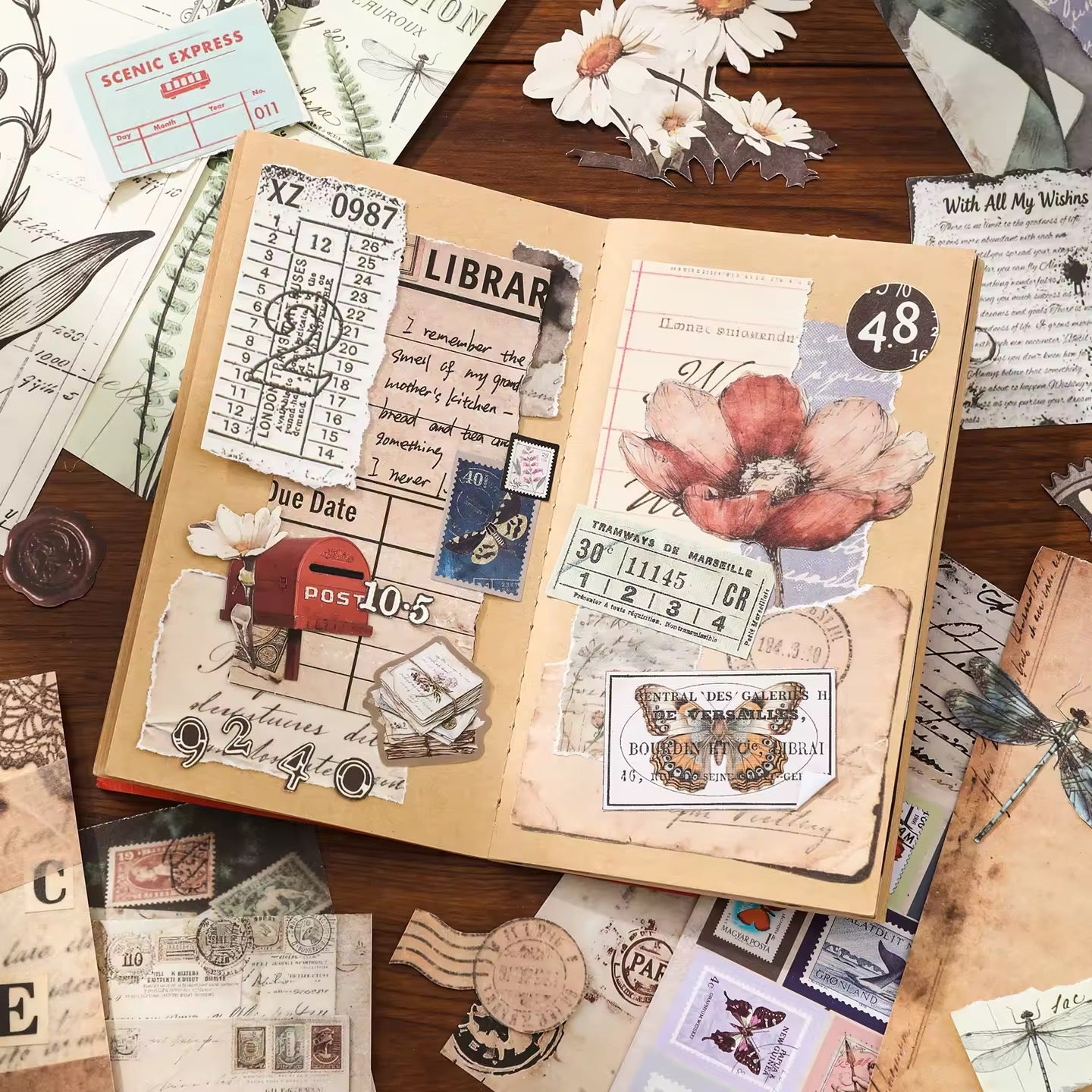 Stickers & Paper Materials Time Cabinet Series
