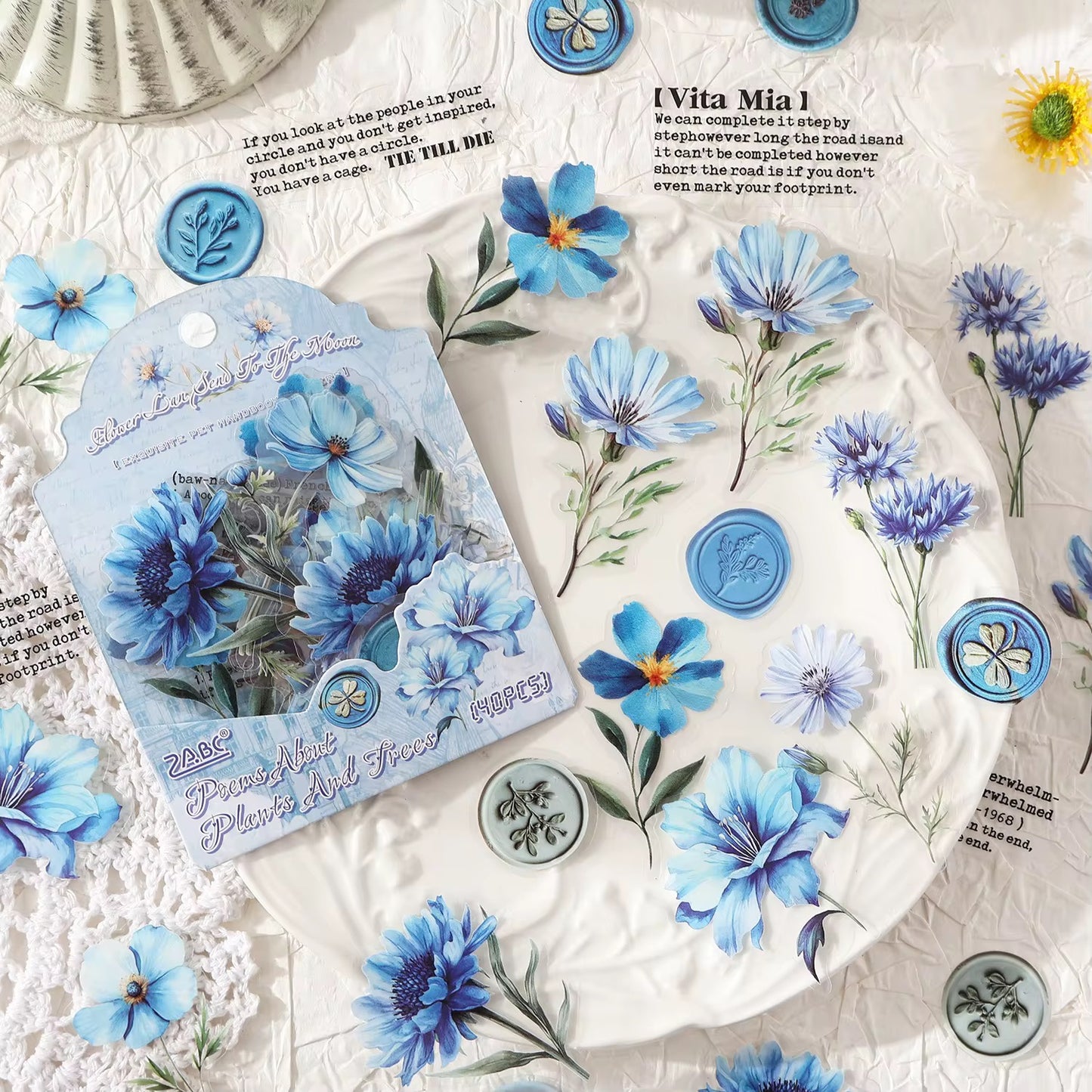Coming Soon | 40 Shts of Poems of Plants & Trees Sticker Series