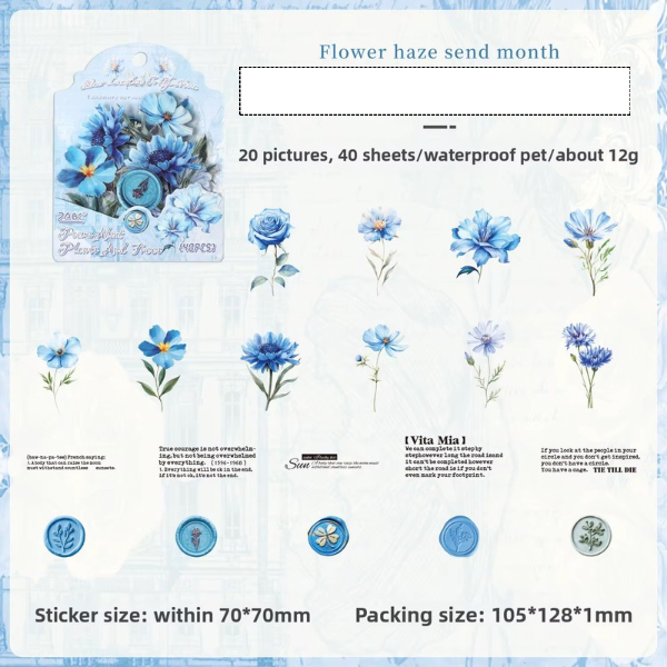 Coming Soon | 40 Shts of Poems of Plants & Trees Sticker Series