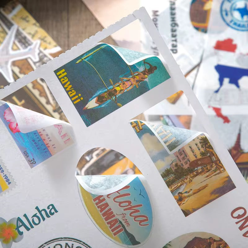 Global Travel Sticker Book
