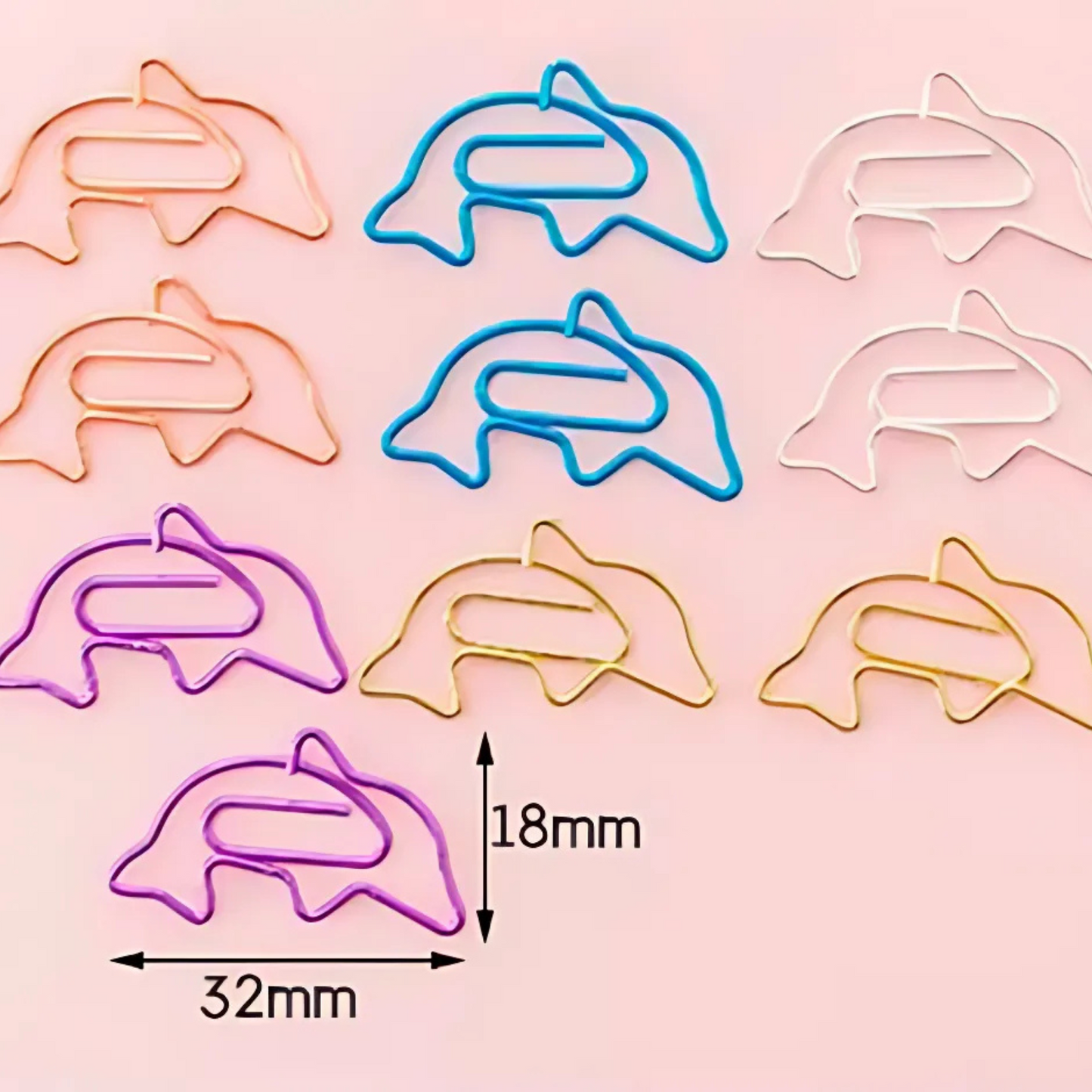 Metal Paper Clip Set