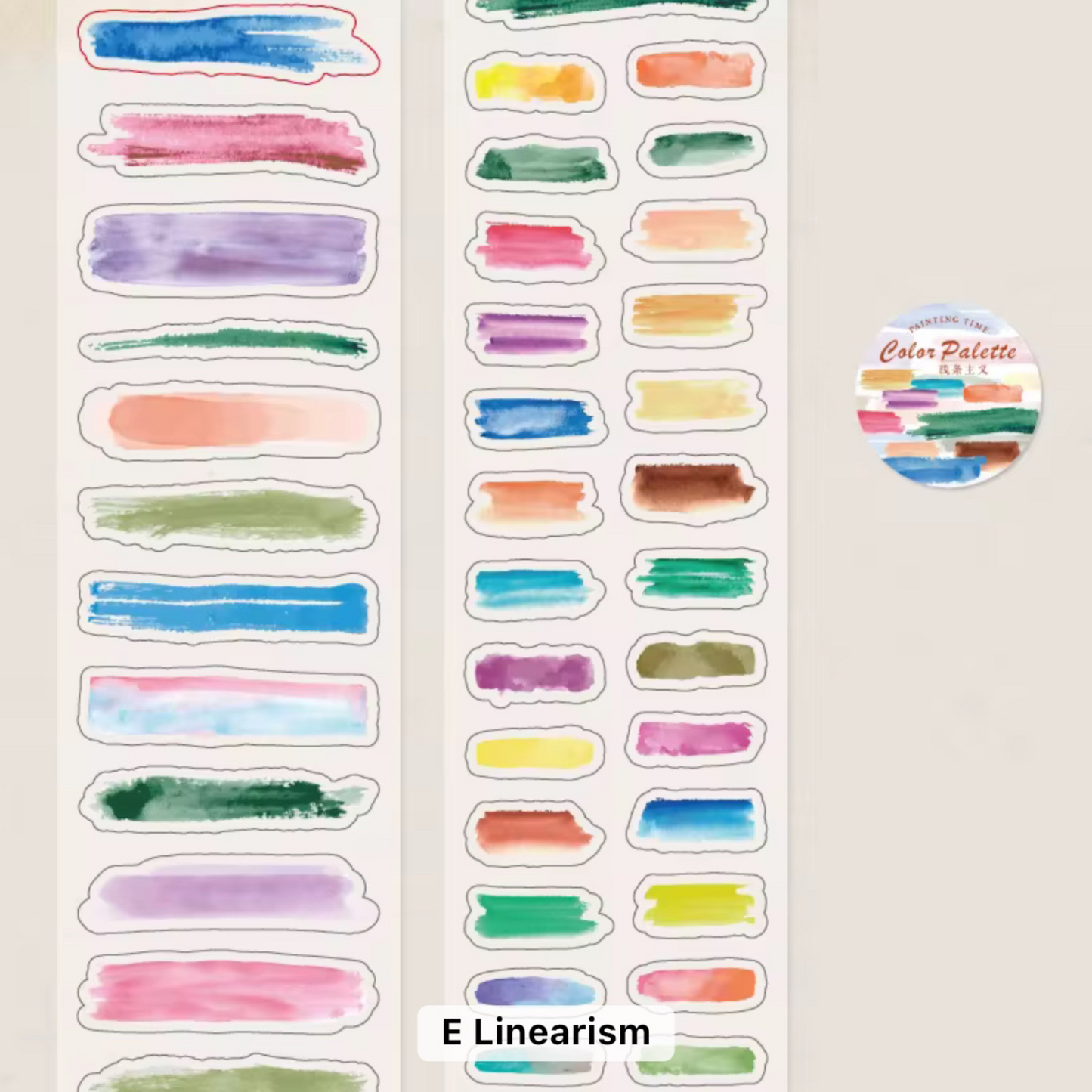 Colour Palette Sticker Roll