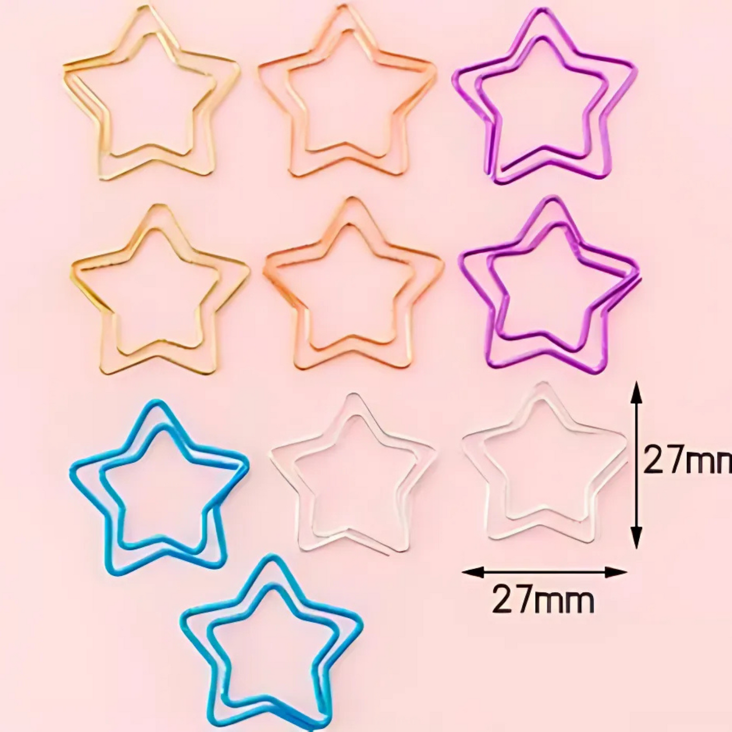 Metal Paper Clip Set