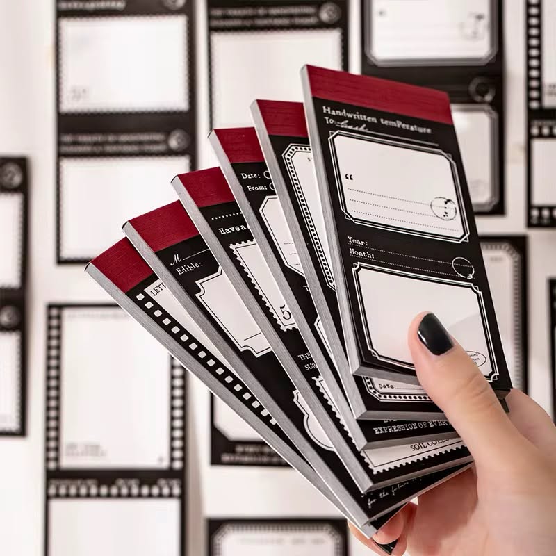 Coming Soon | 50 Shts of Retro Border Kraft Notepad