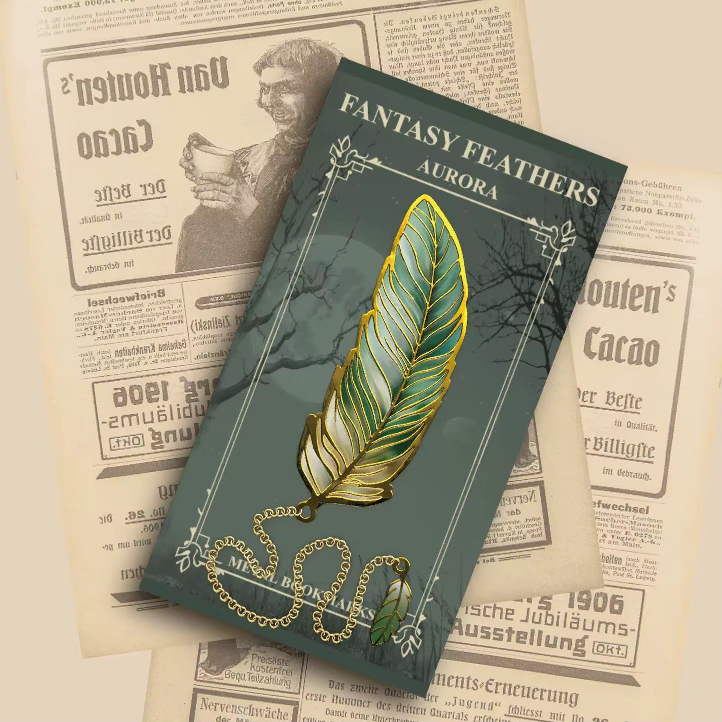 Coming Soon | Feather Metal Bookmark