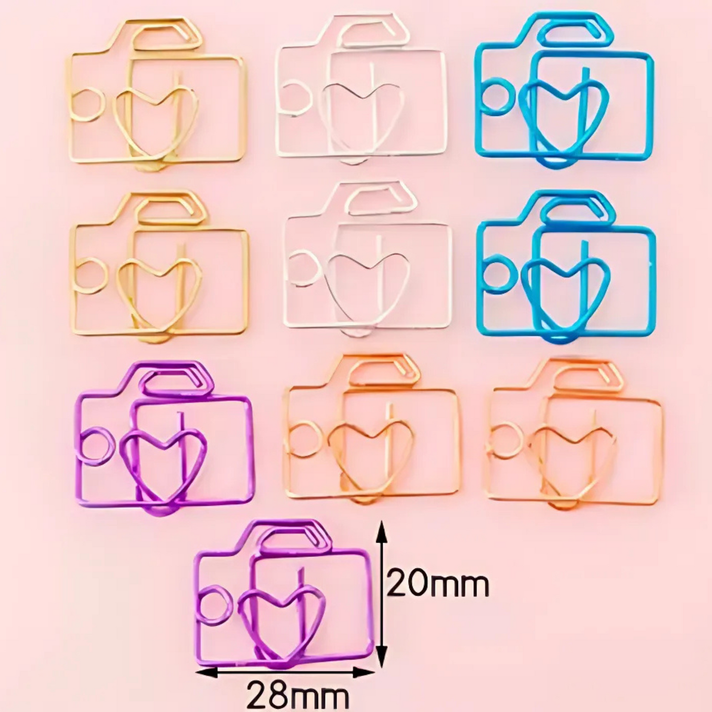 Metal Paper Clip Set