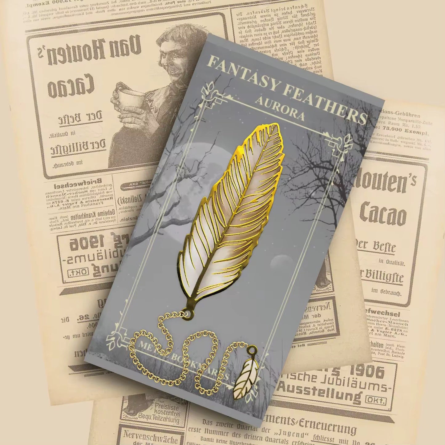 Coming Soon | Feather Metal Bookmark