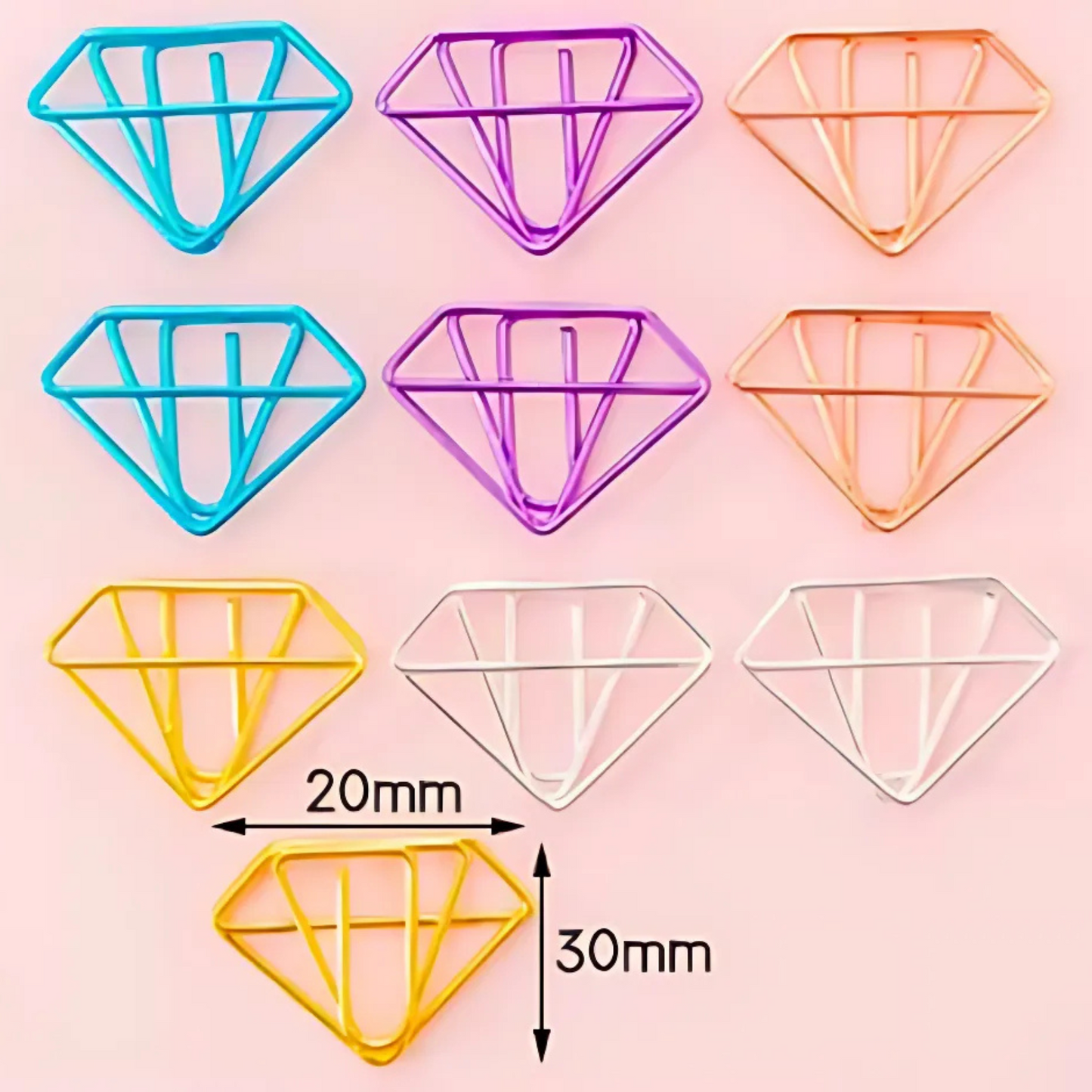 Metal Paper Clip Set