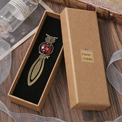 Stationery | Retro Owl Alloy Bookmark