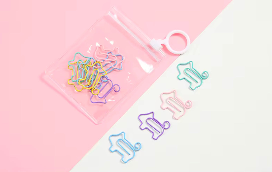 Candy-Coloured Paper Clip Set