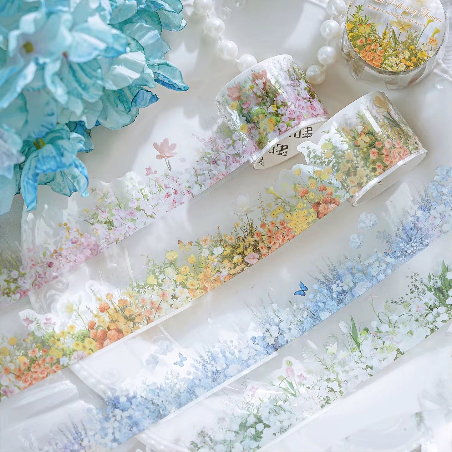 Dream-Catching Flower Sticker Roll