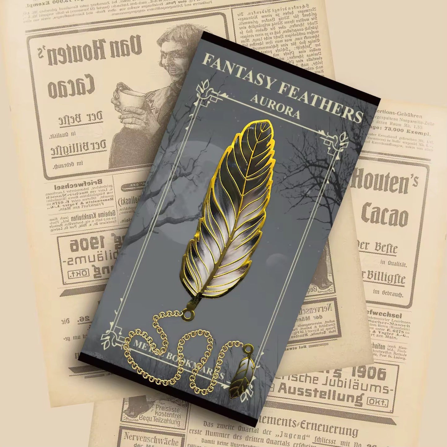 Coming Soon | Feather Metal Bookmark