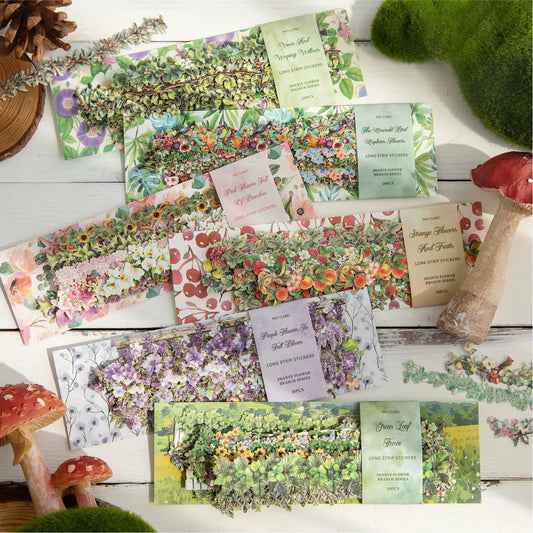 Coming Soon | 20 Pcs Wild Flowers Sticker Series
