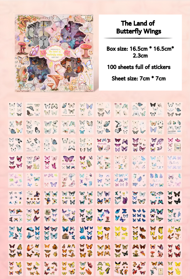 Coming Soon | 100 Sheets of Stickers Scrapbook Set