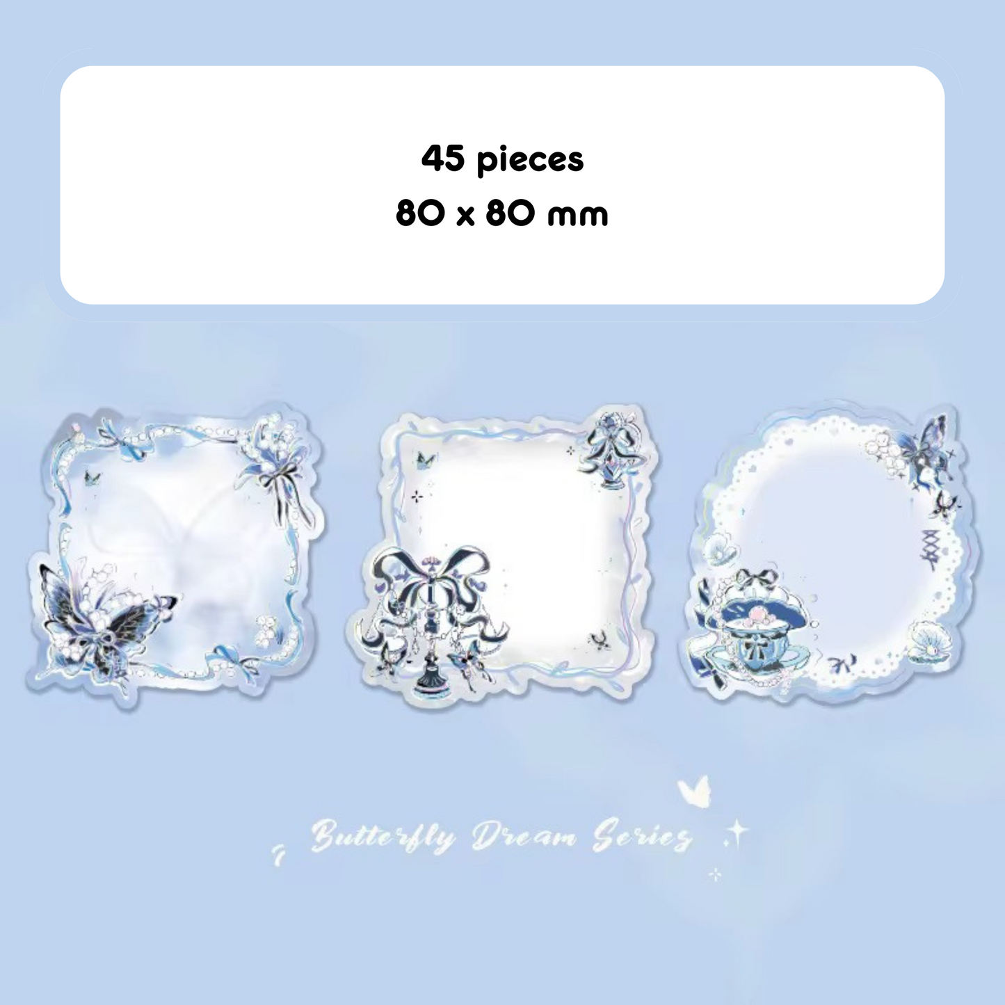 Coming Soon | 45 Pcs Butterfly Dream Note Series