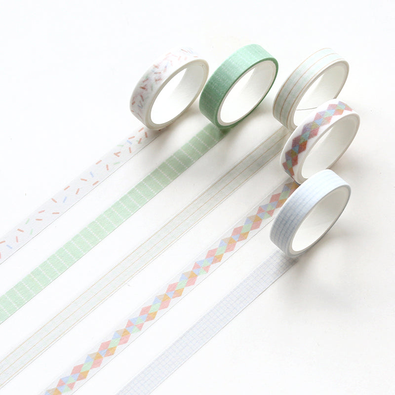 Stationery | 5 Rolls of Washi Tape