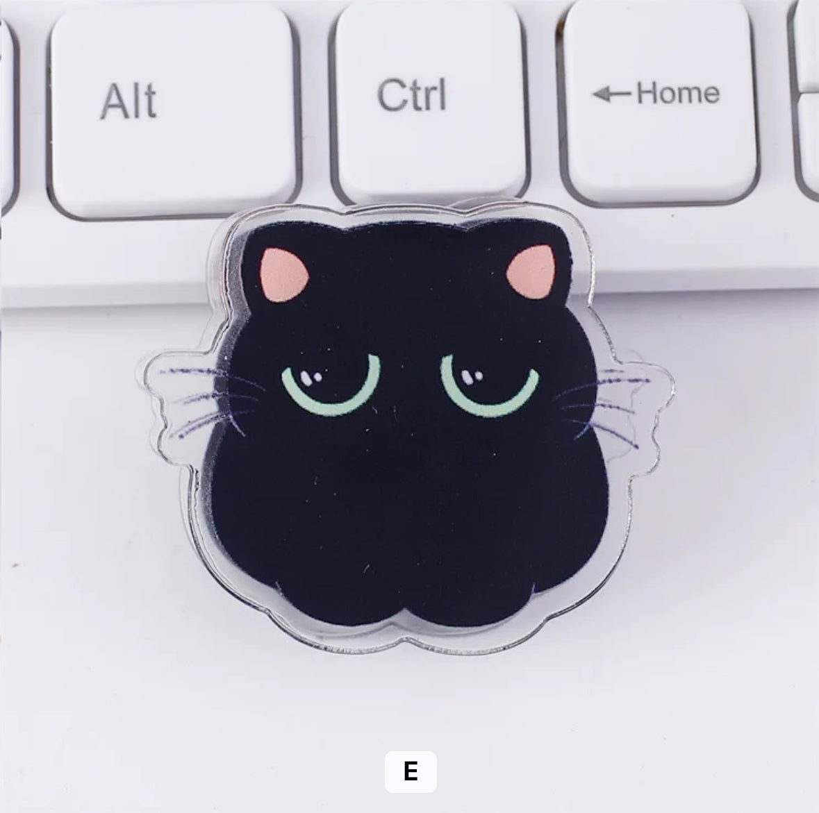 Cute Acrylic Cat Clips