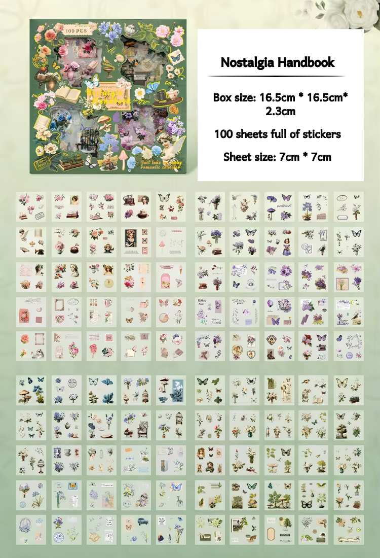 Coming Soon | 100 Sheets of Stickers Scrapbook Set