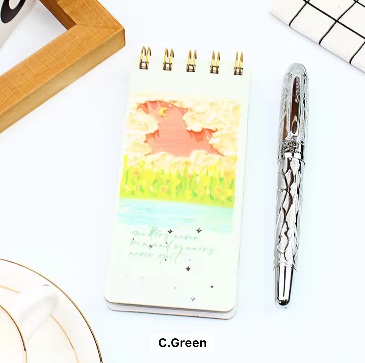 A7 Mini Landscape Theme Notebook