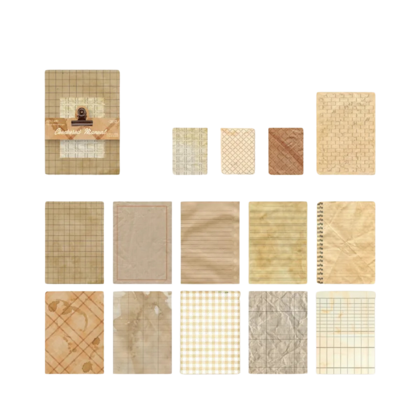 Embossed Vintage Paper Materials