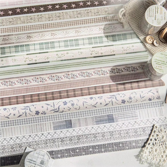 Coming Soon | Pack of 3 Vintage Fabric Print Washi Tapes