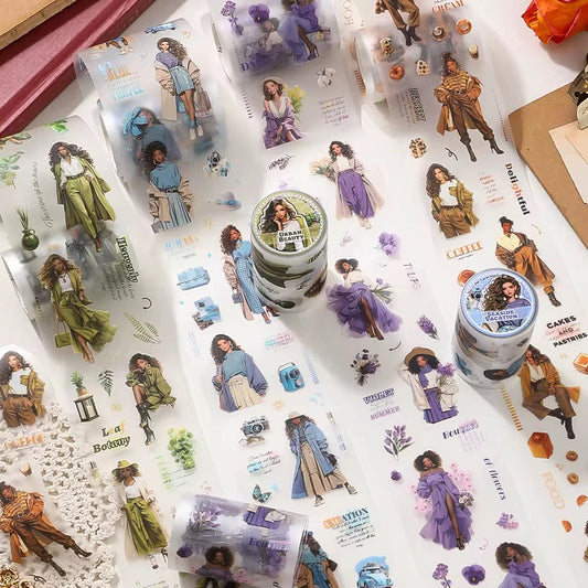 Flower Girl Sticker Rolls