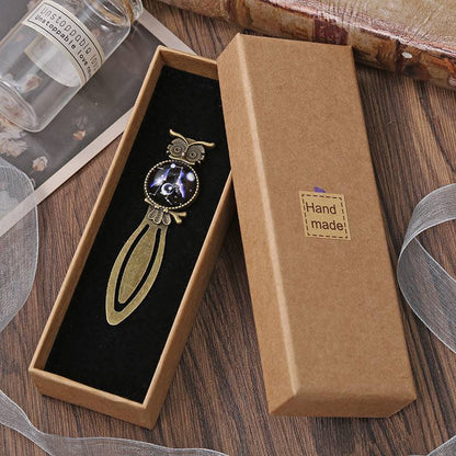Stationery | Retro Owl Alloy Bookmark