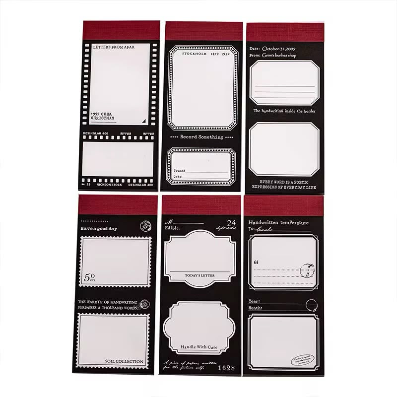 Coming Soon | 50 Shts of Retro Border Kraft Notepad