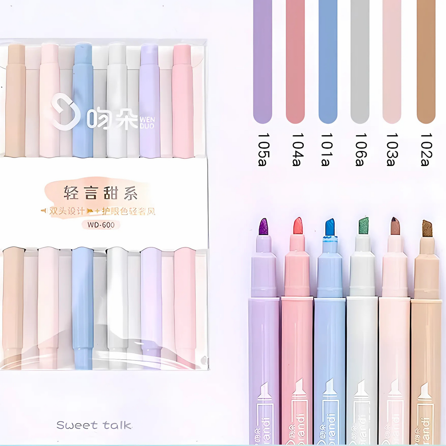 Set of 6 Gradient Highlighters