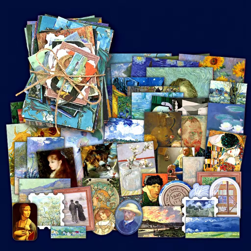 100 Pcs Vintage Paper Materials