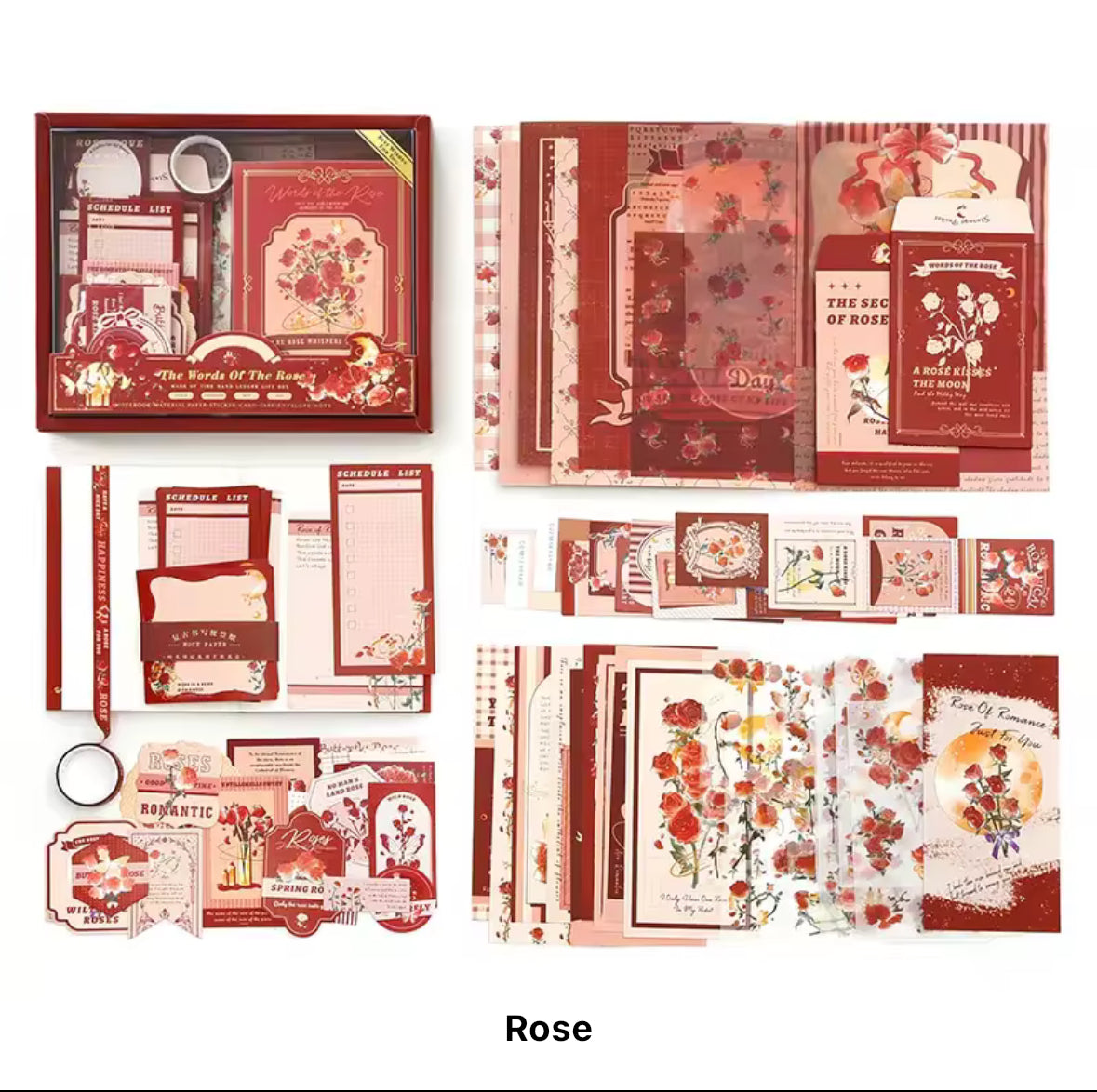 Rose Whisper Notebook Set