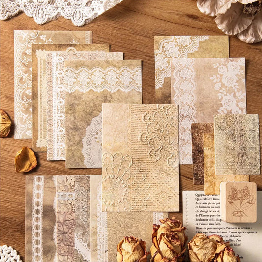 Embossed Vintage Paper Materials