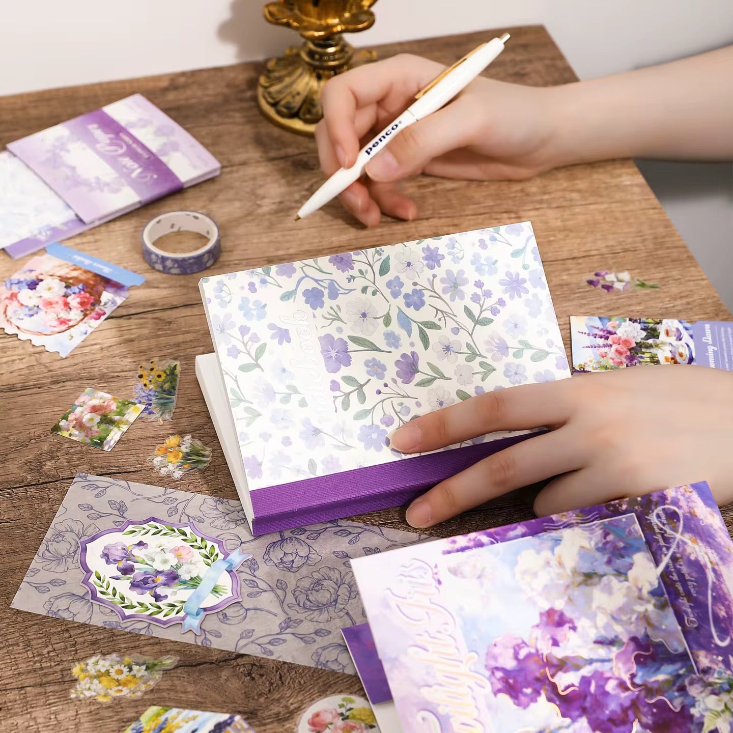 Twilight Iris Notebook Set