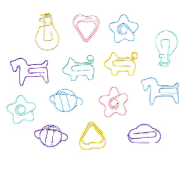 Candy-Coloured Paper Clip Set