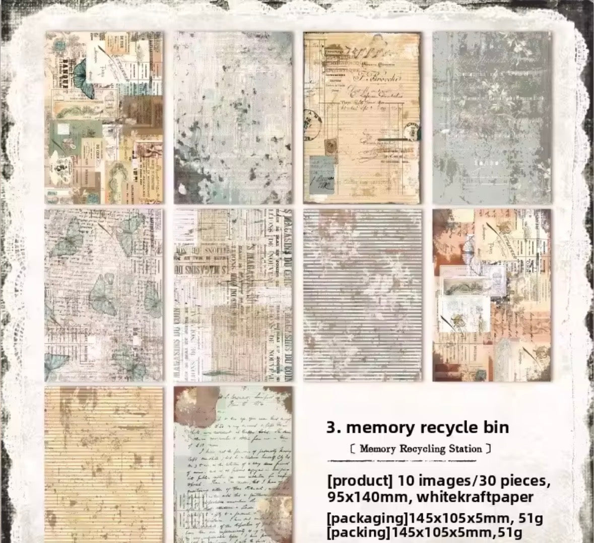 Coming Soon | 30 Shts of Dream about the Past Paper Materials
