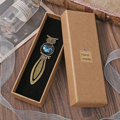 Stationery | Retro Owl Alloy Bookmark