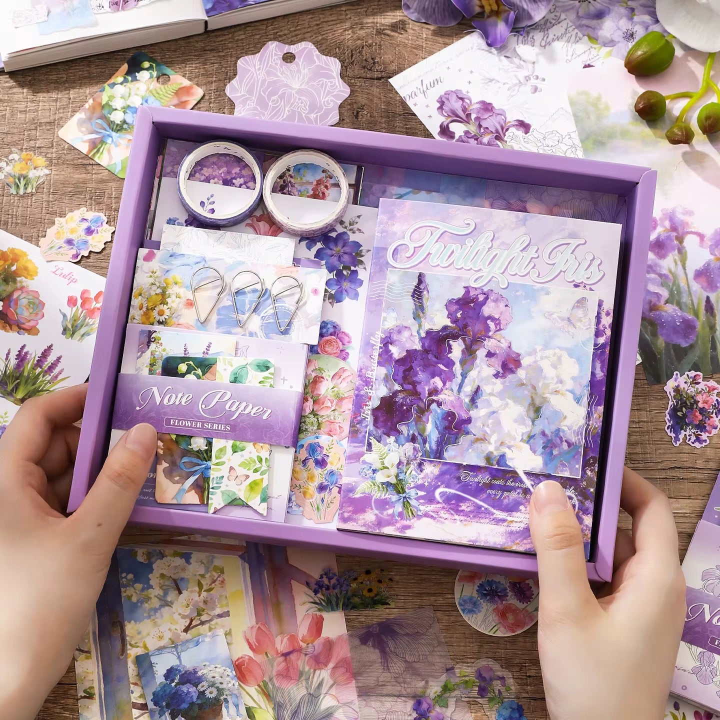 Twilight Iris Notebook Set