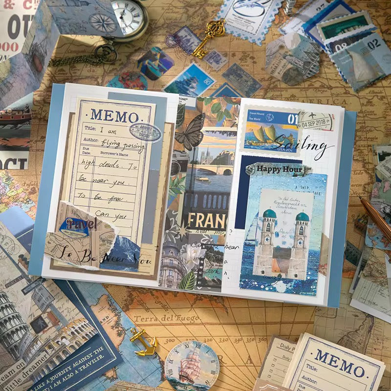 Restock Loading | World Travel Vintage Notebook Set