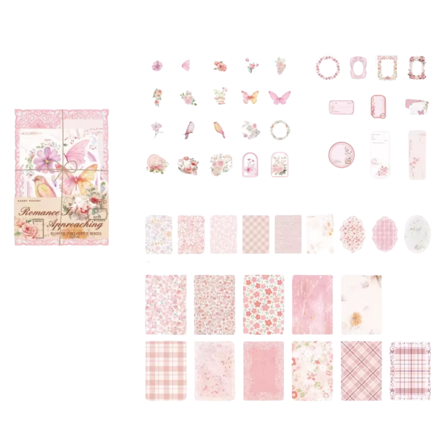 Flower Post Office Paper Materials