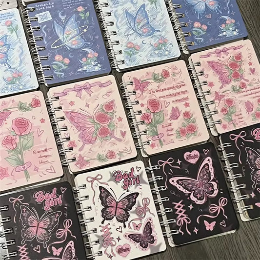 Coming Soon | A7 Small Rose Butterfly Notebook